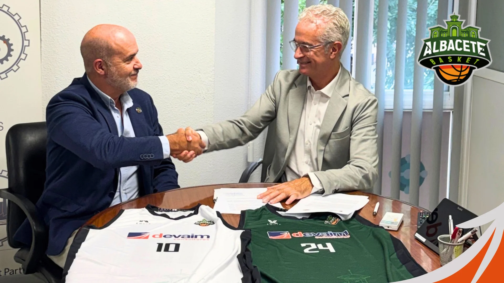Acuerdo patrocinio entre Devaim y Albacete Basket Patrocinio Albacete Basket